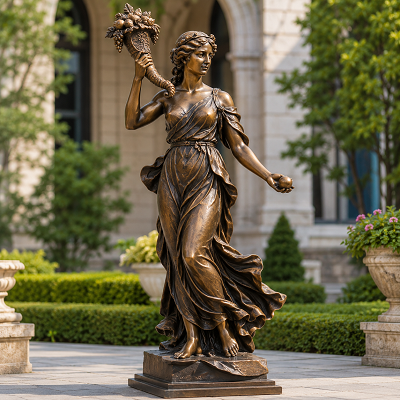Bronze Life Size Fortuna Goddess Statue Bronze Life Size Fortuna Goddess Statue