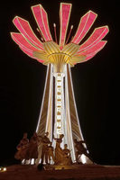 Blossom of Bliss Stainless Steel Light Sculpture