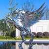 Stainless Steel Mirror Pegasus Sculpture Customization