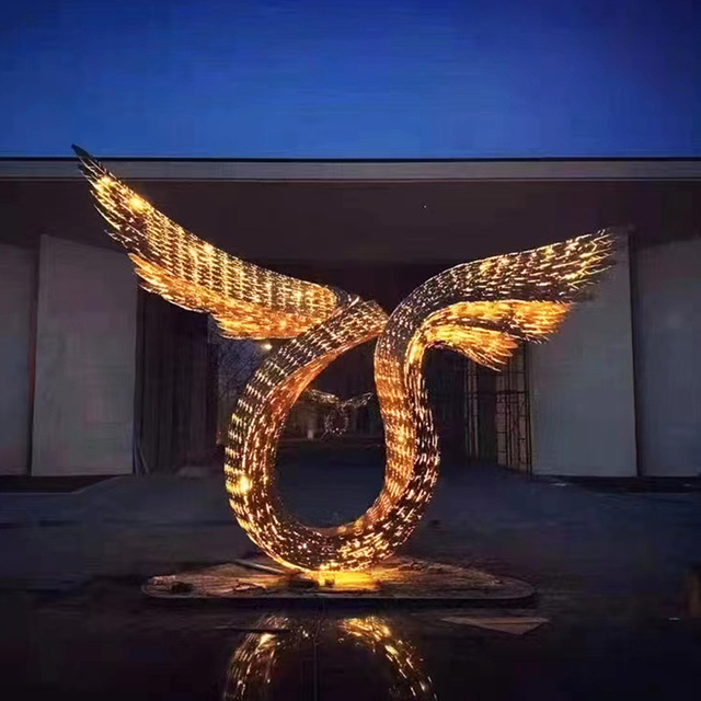 Large Wings Design Modern Abstract Sculpture