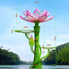 Stainless Steel Lotus Sculpture