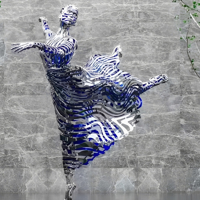 Ballet Dancer Stainless Steel Sculpture