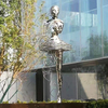 Modern Style Dancer Dynamic Steel Sculpture