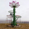 Stainless Steel Lotus Sculpture