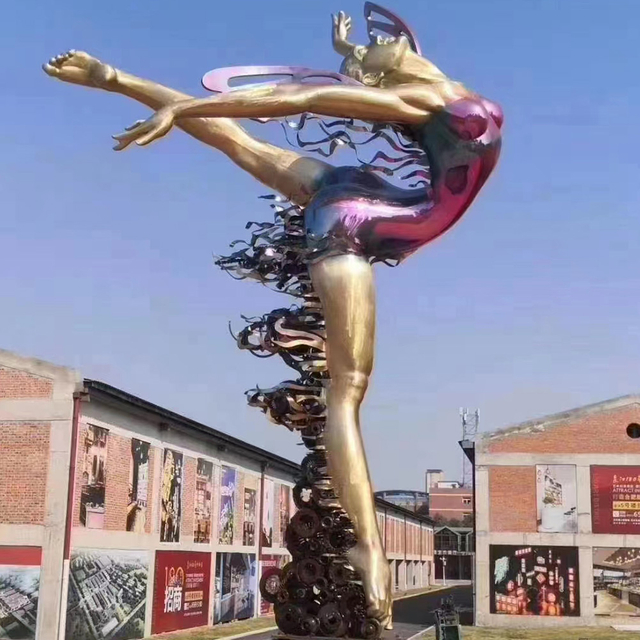 Dynamic Dancer Metal Sculpture