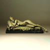 Reclining Nude Modern Realistic Bronze Sculpture