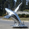 Stainless Steel Whale Sculpture