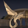Large Wings Design Modern Abstract Sculpture