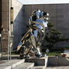 Stainless Steel Lion Sculpture