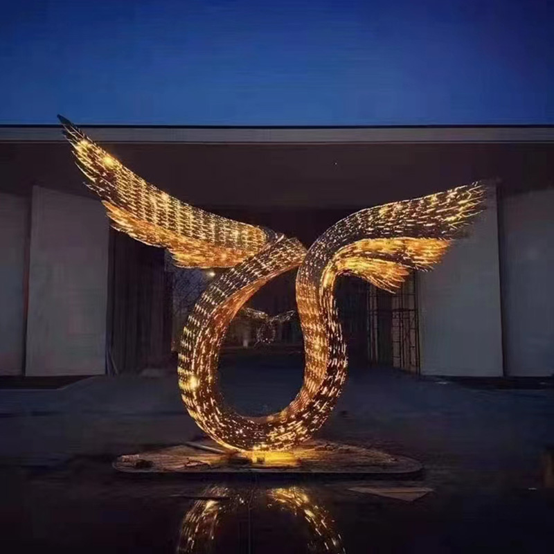 Large Wings Design Modern Abstract Sculpture
