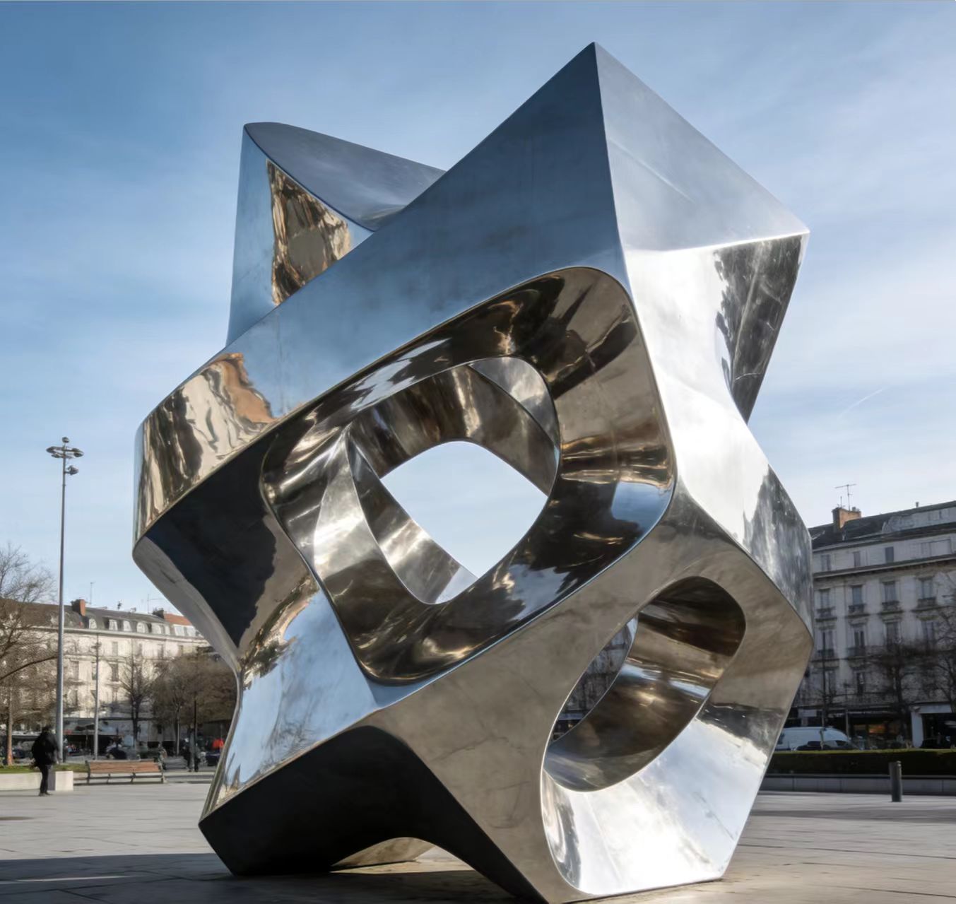 Stainless Steel Sculpture for Sale 