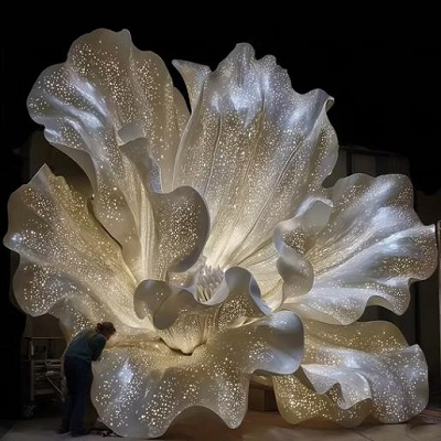 in Stock Special-shaped Luminous Flower Sculpture.jpg