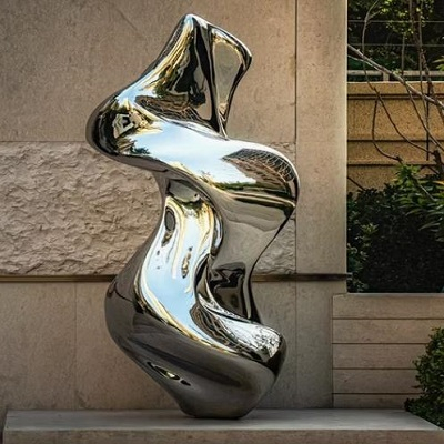 Stainless Steel Abstract Mirror-Finish Sculpture.jpg