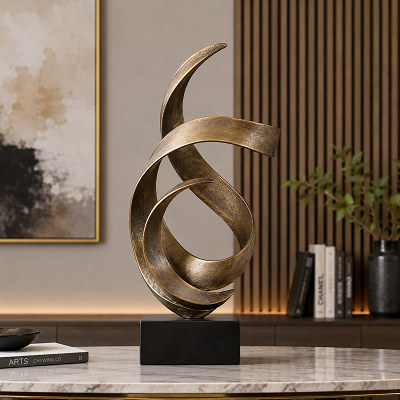 Metaal Aeolis Abstract Sculptuur Home Decor.png