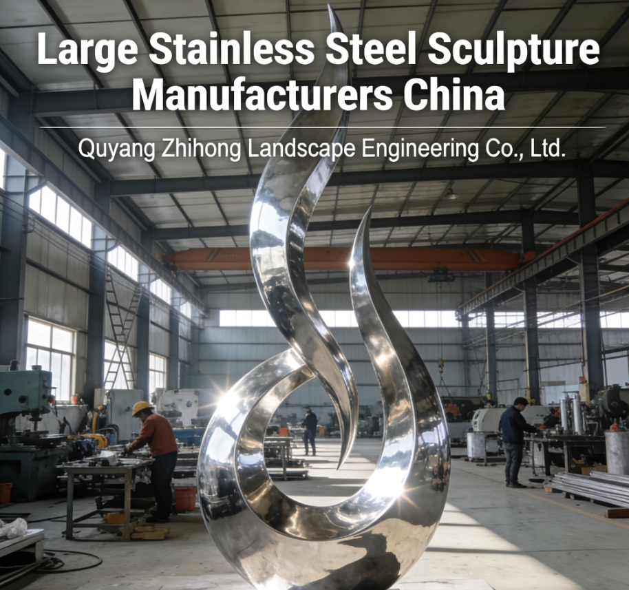 Large Stainless Steel Sculpture Manufacturers China