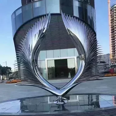 Customized Stainless Steel Hollow Sculpture with Lights
